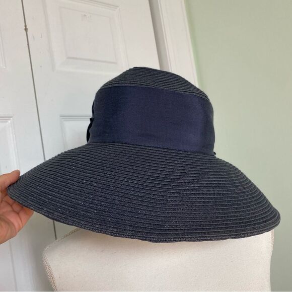 Y2K/ 90s Summer Ocean Blue Sun Hat - Picture 2 of 3